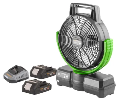 Obrázok produktu pre Batériový ventilátor Procraft CF20bb 20 V 235 mm + 2x batéria 2,0 Ah + nabíjačka