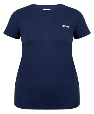 Produktbild von Slazenger - T-Shirt für Damen, Rundhalsausschnitt, Anliegend GT24545 (38 DE) (Marine)