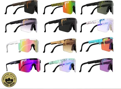 Produktbild von Pit Viper The Miami Nights, Erwachsener, Uni, Schild, Umwicklung, Halbe Einfassung, Polycarbonat (PC)