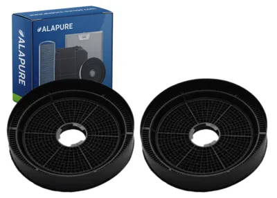 Produktbild von Alapure OdourClean Kohlefilter passend für AEG DVK5661HB / DVE5961HB / GD5970V (2 Stück)