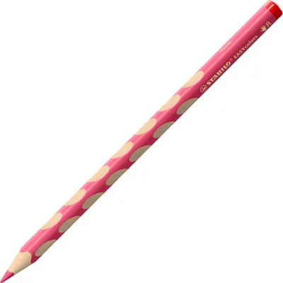 Produktbild von Ergonomischer Buntstift für Rechtshänder - STABILO EASYcolors - 12er Pack - rosa