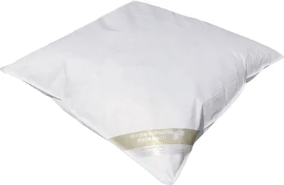 Produktbild von Betten Hofmann Canada Flachkissen 80x80 flaches Kinderkissen 450 g 30% Daunen