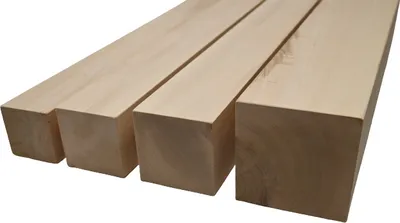 Produktbild von Hilwood Balken Vierkantholz Holzbalken Kantholz Buche 10  x 10 cm breit, 100 cm lang Buchenbalken