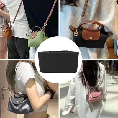 Produktbild von Mini Organizer für Longchamp Tasche, Organizer-Insert für kleine Taschen, Einlege-Organizer für Damen-Taschen Mini, Organizer für kleine Longchamp-Taschen, Mini Organizer für Damen-Taschen, Organizer für kleine Damen-Taschen