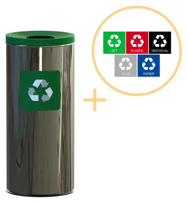 Immagine prodotto di Alda Eco - Cestino Prestige da 45 l - Verde