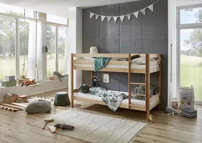 Produktbild von Etagenbett Lupo Buche massiv 90x200 cm