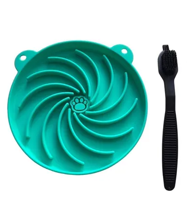 Obrázok produktu pre Miska pre psa, proti olizovaniu, 16,5 cm, modrá