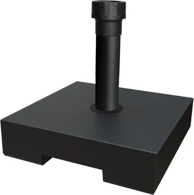 Produktbild von Niceey Sonnenschirmständer, Schirmständer, Sonnenschirmhalter, Schirmfuß, Universal, Beton 30 kg, Schwarz