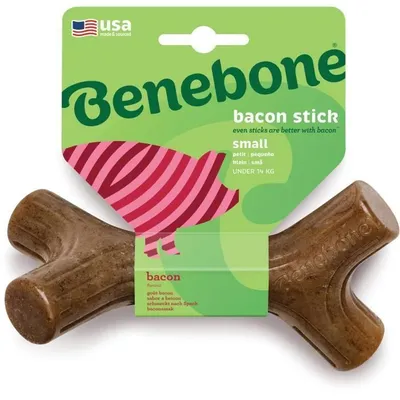 Produktbild von Benebone Kaustäbchenspielzeug für erwachsene Hunde - Größe S - Speckgeschmack