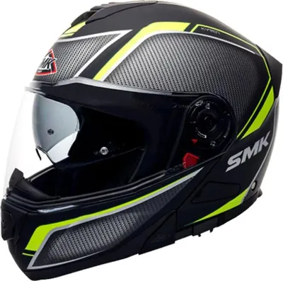 Produktbild von Smk Glide Kyren Modularhelm Schwarz,Grau S Schwarz,Grau S
