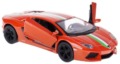 Image de Kinsmart Lamborghini Aventador 1:38 Voiture de sport orange