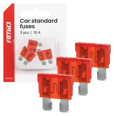 Obrázok produktu pre Autopoistky ploché standard 3 ks 10A AMIO-05105