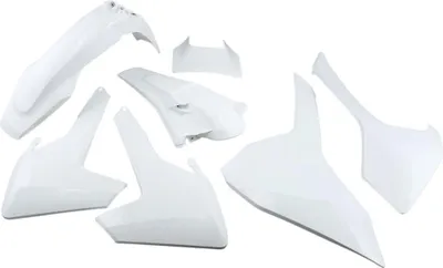 Produktbild von Ufo Husqvarna Te 150 19 Hukit621f@041 Plastikbausatz Weiß  Weiß One Size
