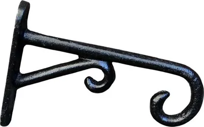 Produktbild von Wandhaken Laternenhaken L12cm Schwarz