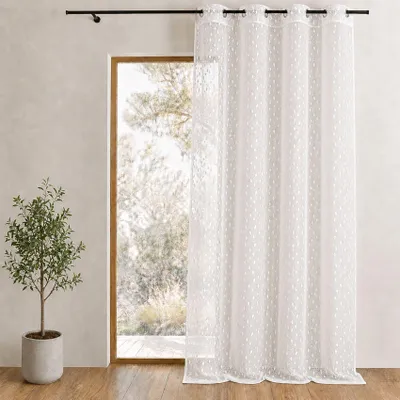 Produktbild von Vorhang aus besticktem Organza mit Fantasiedrucken
