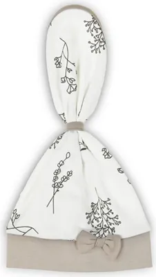 Produktbild von Baby Baumwoll-Mützenschal Nicol Ella weiß, Gr. 80/86