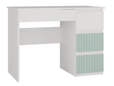 Immagine prodotto di Scrivania per bambini DUSTER - bianco / menta, versione a destra