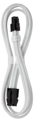 Zdjęcie produktu dla CableMod Pro ModMesh – przedłużacz 4-pinowy ATX12V, prosty, 45 cm, biały