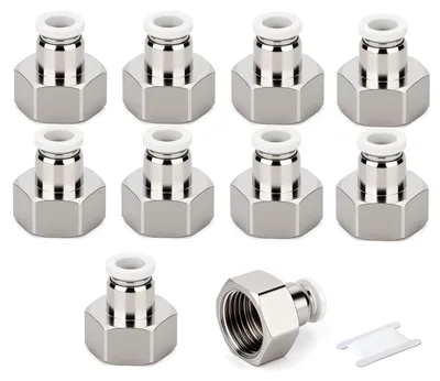 Rohrverbindungsstücke Adapters, 10 Stück, 5 x 10 x 0,5 Zoll