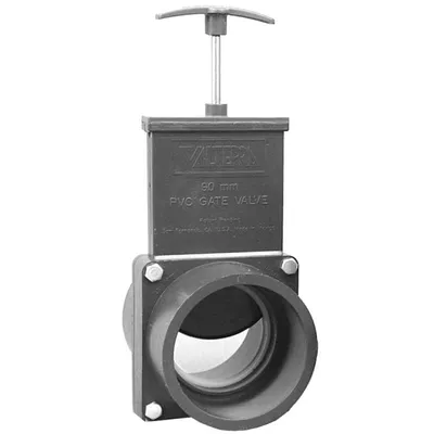 Produktbild von Valterra Zugschieber 63 mm Edelstahlspindel Kunsstoffplatte