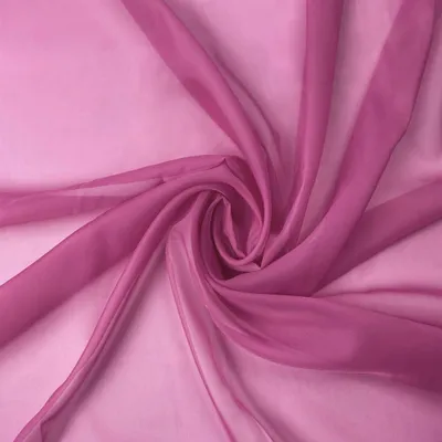 Produktbild von Voile Stoff Meterware | Breite ca. 280 cm Dunkelpink