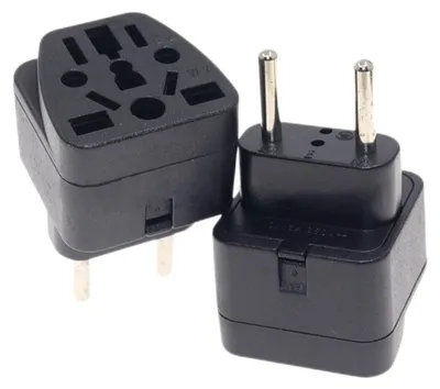 Productafbeelding van Reisadapter, 2 stuks universele adapter, adapter USA Duitsland stekker