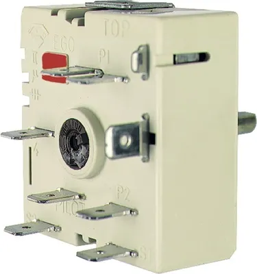 Produktbild von easyPART passend für 50.57031.010 EGO Kochplattenschalter Energieregler rechtsdrehend aufsteigend Kochfeld Herd stufenlose Regulierung 400 Volt passend Whirlpool Bauknecht