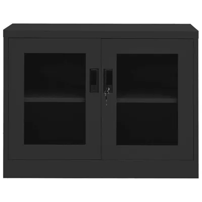 Immagine prodotto di vidaXL Armadio da ufficio antracite 90x40x70 cm in acciaio