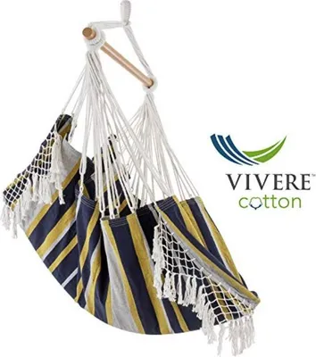 Immagine prodotto di Amaca Vivere amaca sedia amaca in cotone stile brasiliano Colore: Tranquillità
