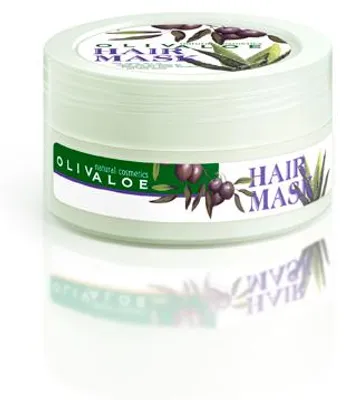 Produktbild von OLIVALOE 00175 - Haarmaske gegen Haarbruch/Spliss 200ml, Naturkosmetik
