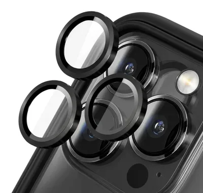 Image de Rhinoshield, film de protection anti-rayures pour l'appareil photo de l'iPhone 13 Pro / 13 Pro Max, gris foncé