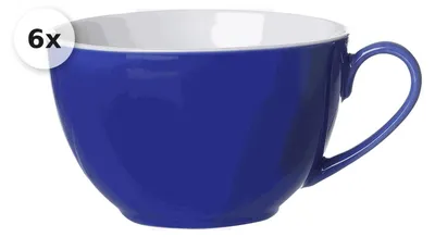 Produktbild von 6er Kaffeetasse 200ml Doppio indigo-blau
