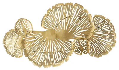 Produktbild von Wandpaneel Iris aus goldenem Eisen 115x64 cm