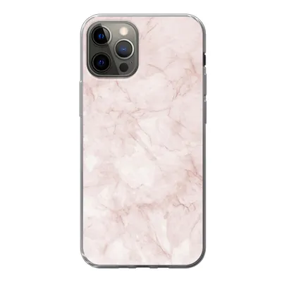 Produktbild von MuchoWow® Handyhülle Schutzhülle Hülle für iPhone 13 Pro Marmor - Rosa - Schick Silikon Softcase Handy Hülle - Handy-Tasche
