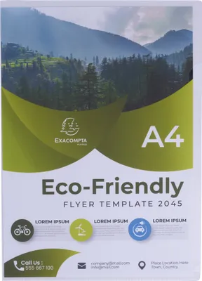 Produktbild von Exacompta 10x 100 Klarsichthüllen, RC-PP 120µ, Forever - Kristall - 58320E