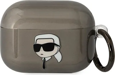 Produktbild von Etui Karl Lagerfeld Karl's Head Na Airpods Pro 2 - Schwarz