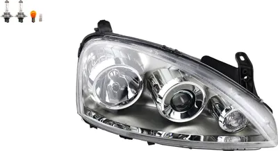 Zdjęcie produktu dla Johns, reflektor halogenowy pasuje do Opel Corsa C 07/2003 -12/09 Prawa lampa