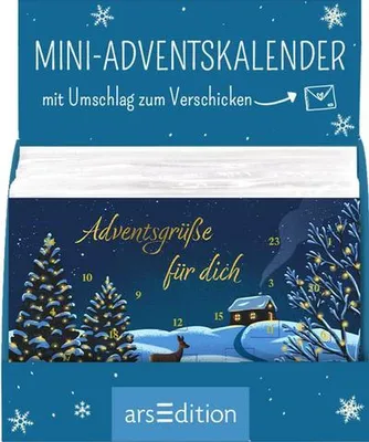 Obrázok produktu pre Malý adventný kalendár s obálkou na posielanie, "Zimná rozprávka"