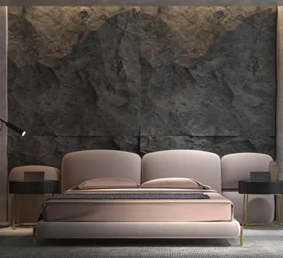 Produktbild von Gepolstertes Bett Schlafzimmer Betten Polster 180x200 Italienische Design Möbel