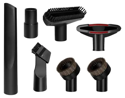 Obrázek produktu pro Sada sacích trysek pro vysavač, 7 kusů, univerzální, 32-35 mm, příslušenství pro čištění čalounění a spár