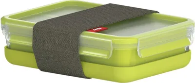 Produktbild von Emsa Clip&Go Lunchbox 518098 1,2l Transparent/Grün