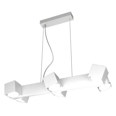 Obrázek produktu pro Zavěšení Moderní rotace kovové bílé 6 světel Gx53