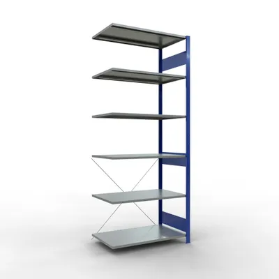 Produktbild von Stecksystem Anbauregal - 2500x1000x600 mm, Typ 150 kg