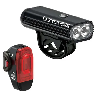 Produktbild von Lezyne Connect Smart, Heckbeleuchtung + Frontbeleuchtung (Set), Schwarz, Aluminium, IPX7, 270°, LED
