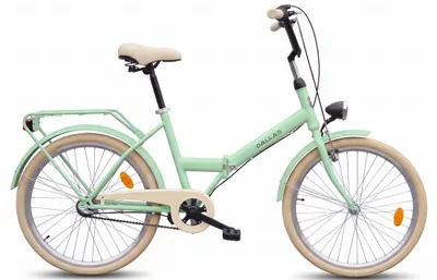 Produktbild von Dallas Bike Klapprad - 24 Zoll - Mint-Creme - Stahlrahmen M 17" - Shimano Nexus 3-Gang