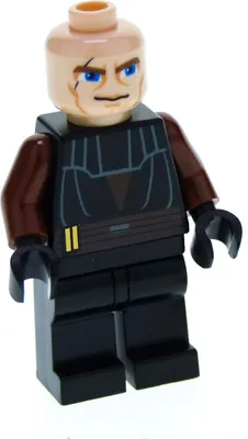 Produktbild von 1x Lego Minifigur Star Wars Anakin Skywalker schwarz braun 7669 8098 sw0183