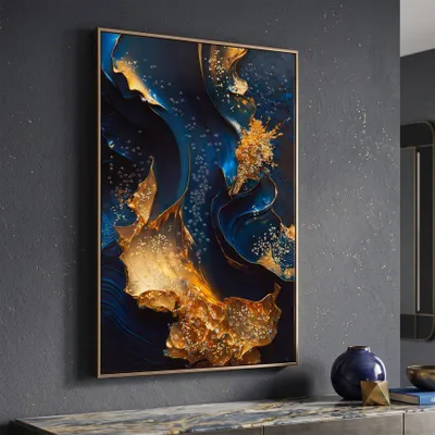 Immagine prodotto di Stampa su tela laccata con cornice cm 60x4x90