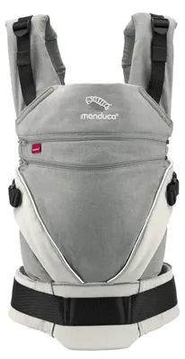 Zdjęcie produktu dla Manduca XT Bawełna, Miękkie nosidełko dla niemowląt, 20 kg, Szary, Biały, Bawełna