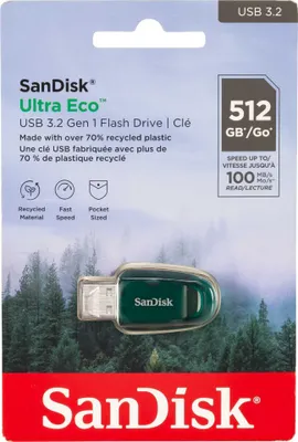 Obrázek produktu pro SanDisk Ultra Eco Drive 512GB USB 3.2 100MB/s SDCZ96-512G-G46