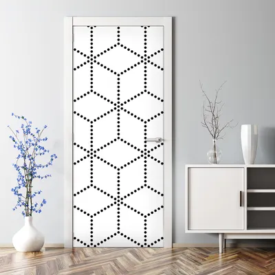 Produktbild von Dekorative Aufkleber selbstklebend Klebefolie Wandaufkleber Türposter Origami-Vogel 70 x 200 cm